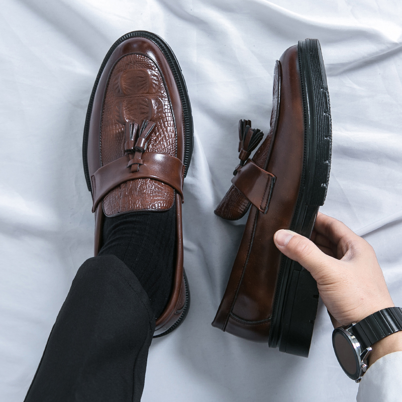 Men'S Grooming Brands - أحذية رجالي جلد الرجال موضة الربيع