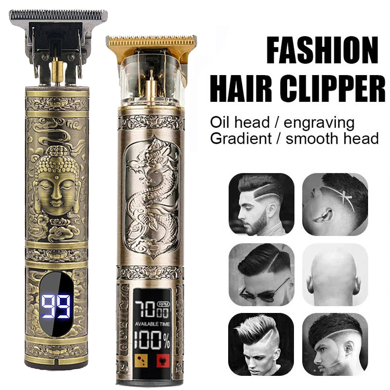 Men'S Grooming Haircut - قابلة للشحن رجل T9 نحت مقص