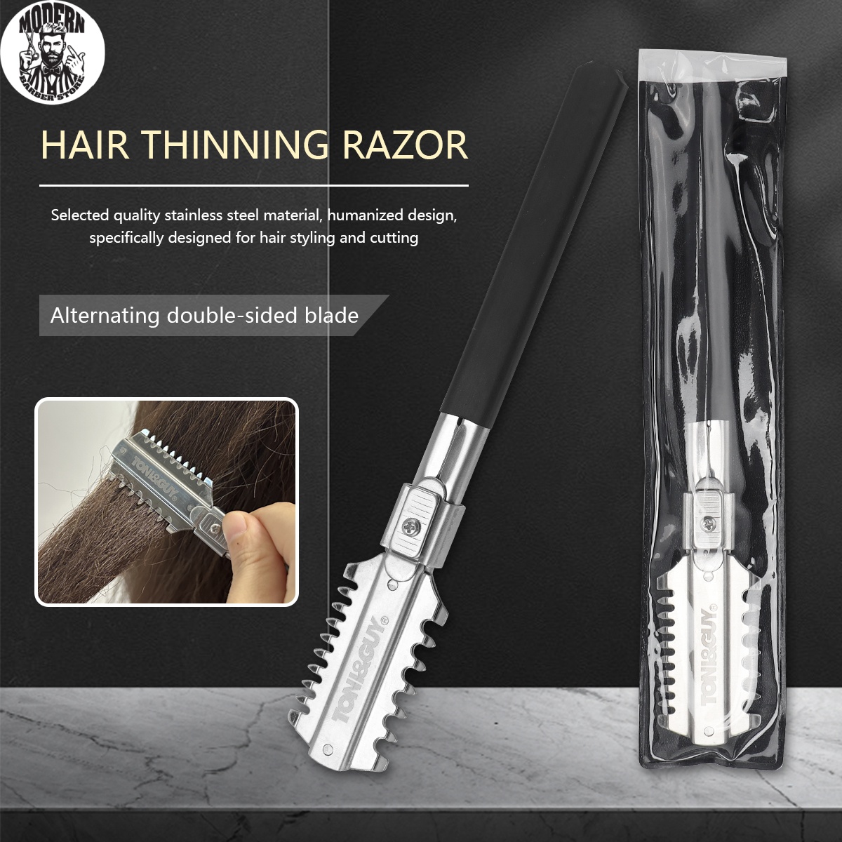 Men'S Grooming Haircut - شفرات حلاقة مزدوجة الحواف للصالونات، أدوات