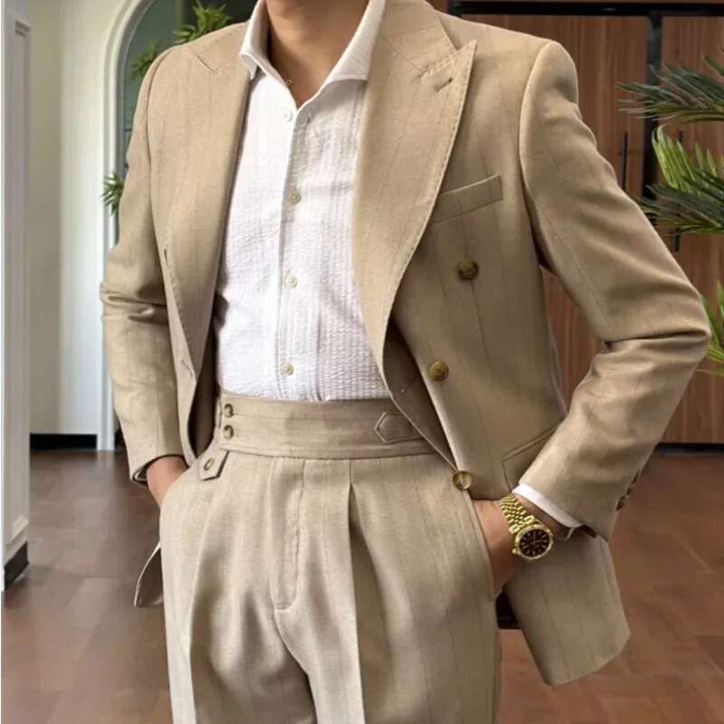 Men'S Grooming Trends - بدلة رجالية مصممة بقصة ضيقة للأعمال