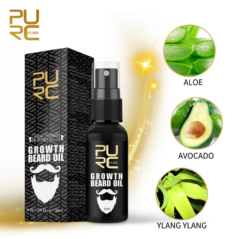 زيت نمو اللحية من PURC للرجال، - مراجعة Men'S Grooming Products وسعره