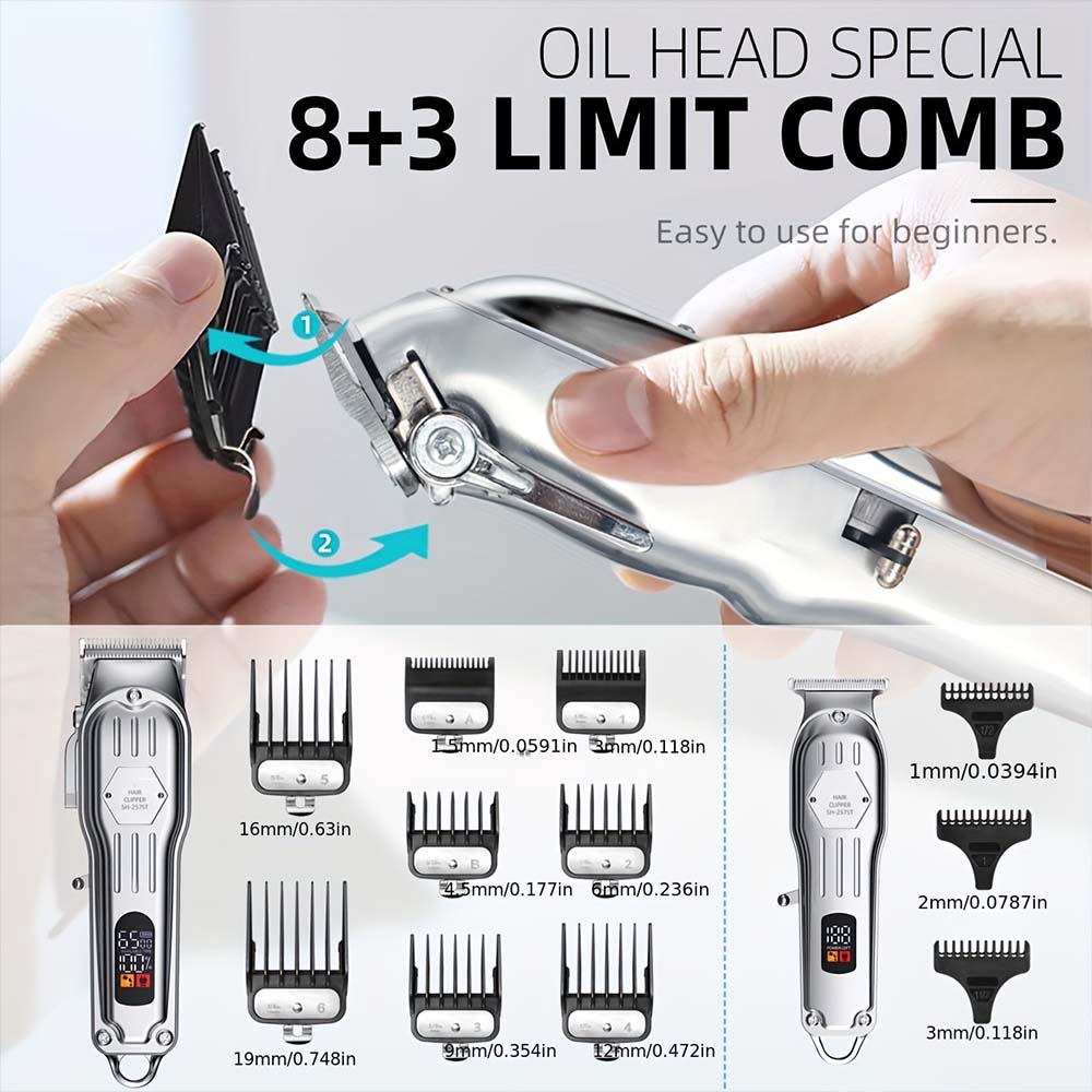 مجموعة ماكينة حلاقة وتشذيب الش - مراجعة Men'S Grooming Haircut وسعره