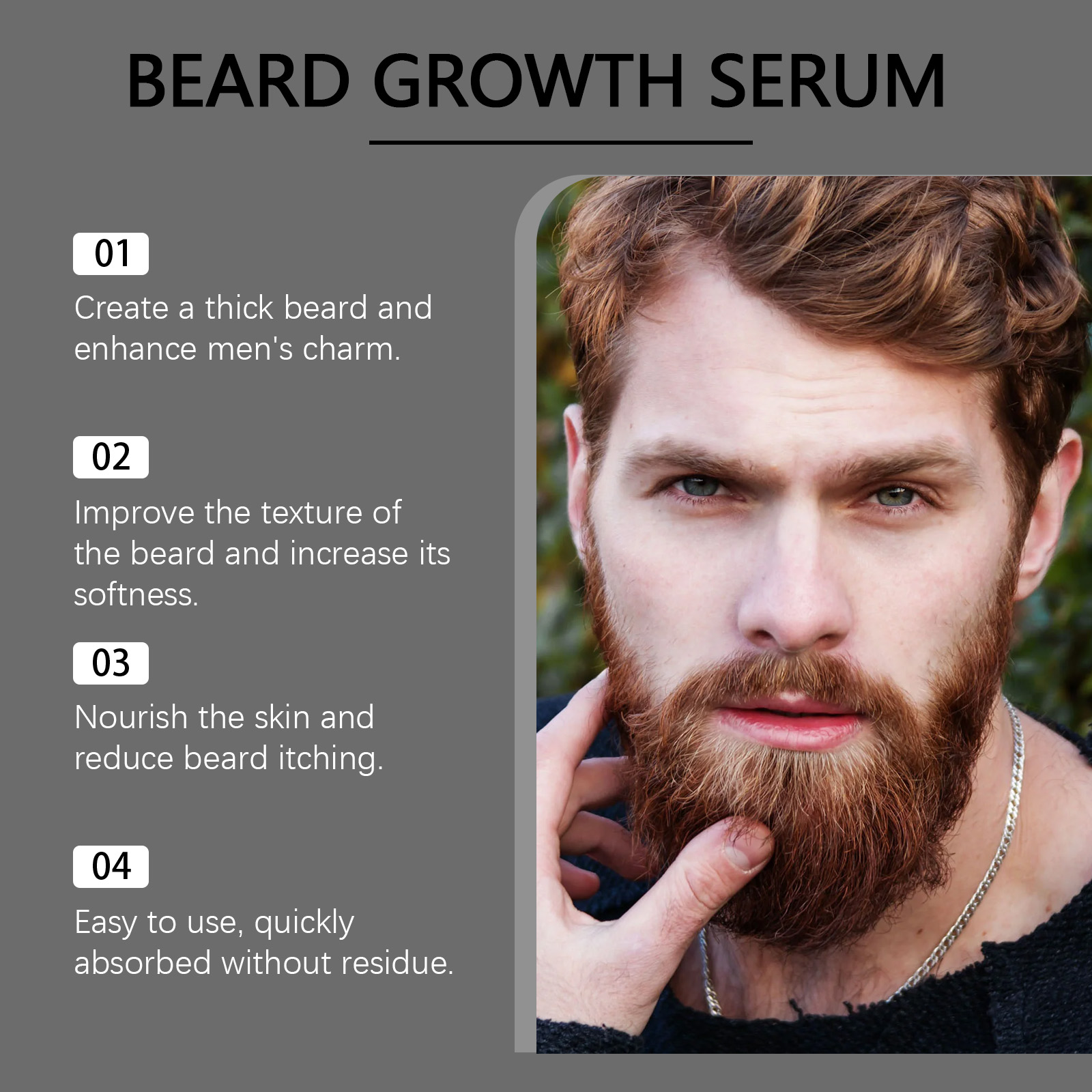 زيت العناية بتكثيف اللحية مع ك - مراجعة Men'S Grooming Tonic وسعره