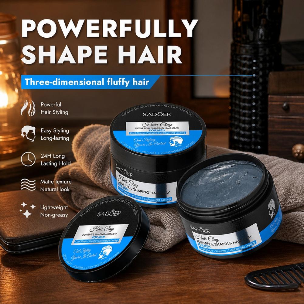 طين تصفيف الشعر غير لامع، قوي  - مراجعة Men'S Grooming Haircut وسعره