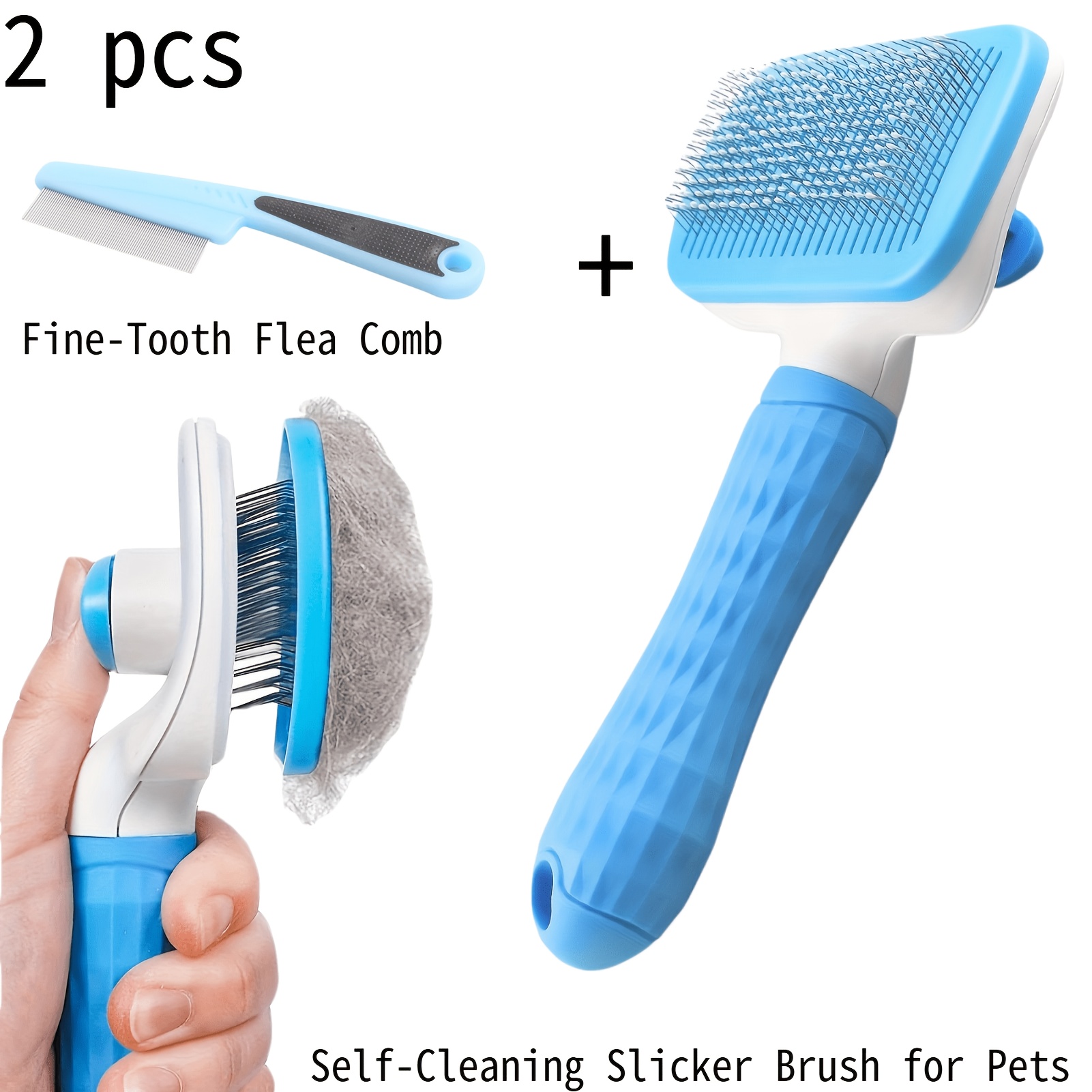 مجموعة أدوات تنظيف الحيوانات ا - مراجعة Comb Fine Tooth وسعره