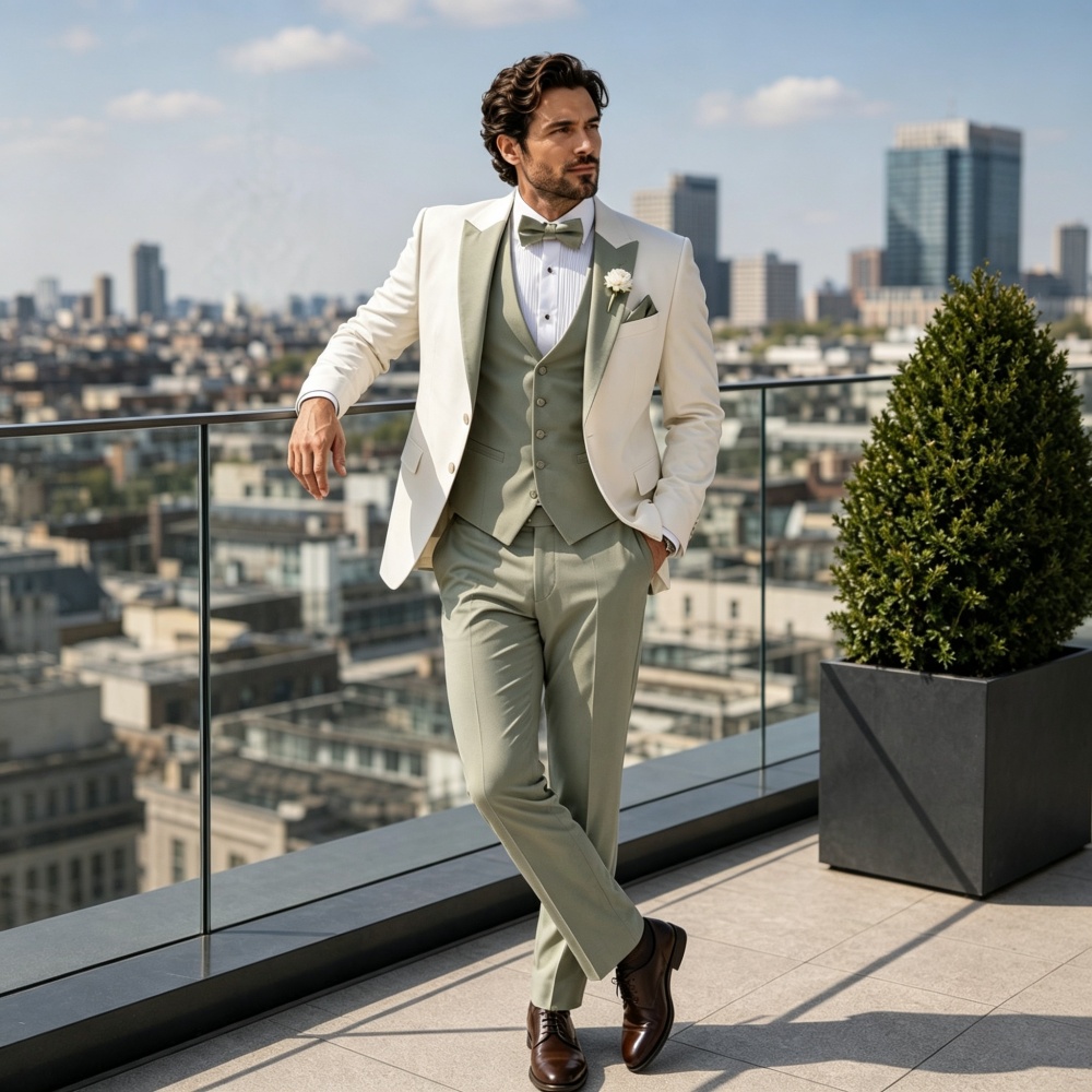 بدلة رجالية أنيقة بياقة مطوية  - مراجعة Men'S Grooming Trends وسعره