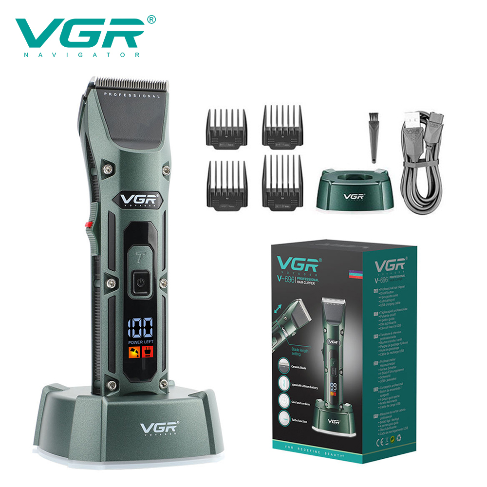 VGR V-696 جديد المعادن شعبية ص - مراجعة Hair Clipper Professional وسعره